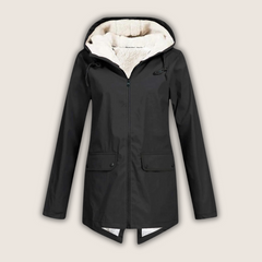 Nadia Windproof Waterproof Rain Jacket - Black