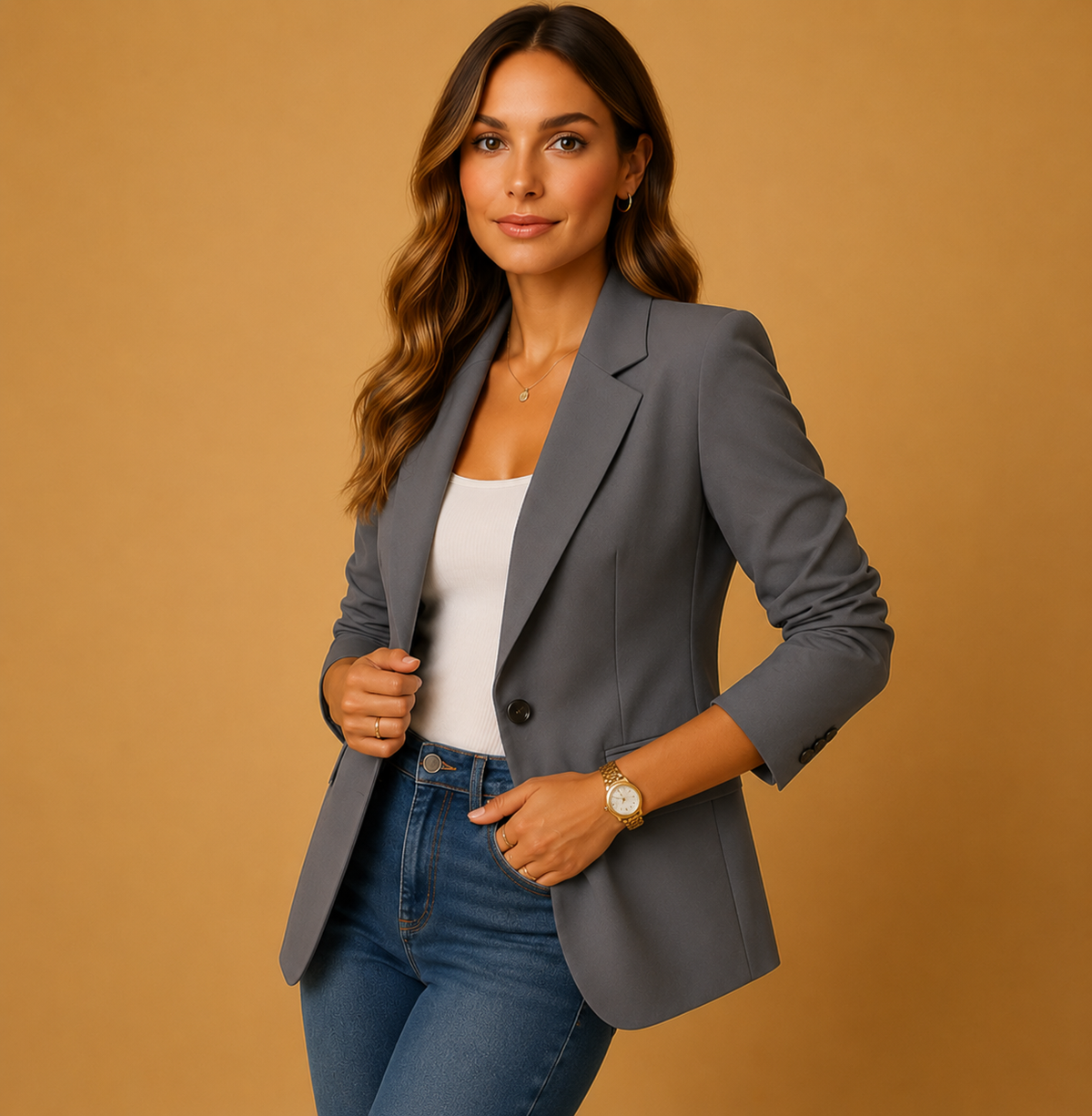 Wren blazer - Grey