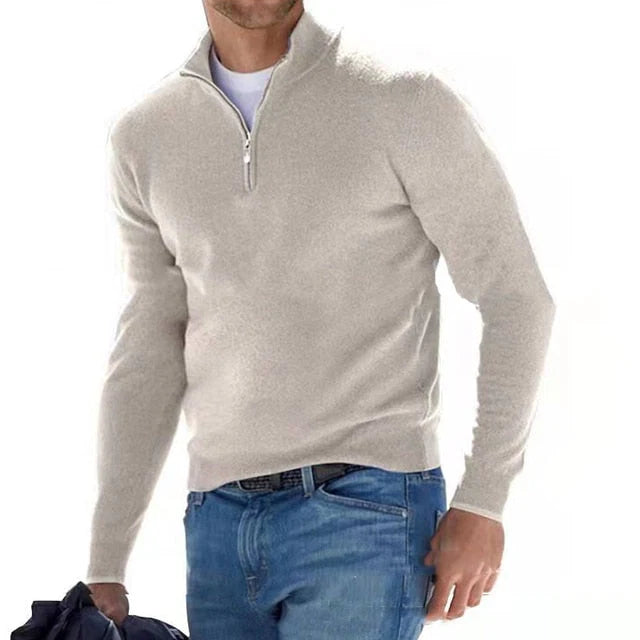 Crawford | Classic Quarter-Zip Knit Jumper