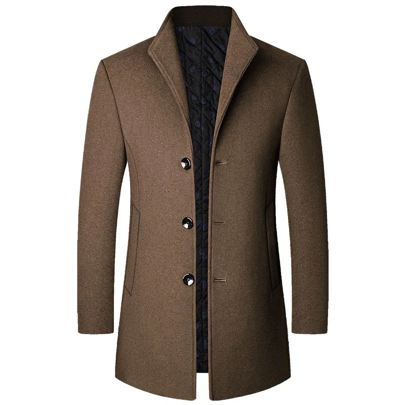 Edmund Tailored Business-Casual Coat - Brown