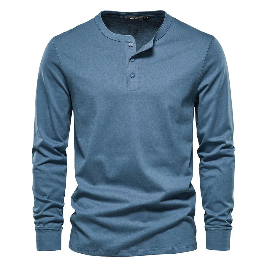 Elliot Classic Long-Sleeve Shirt - Light Blue