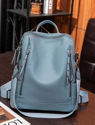 Lottie Soft-Touch Everyday Backpack - Sky Blue