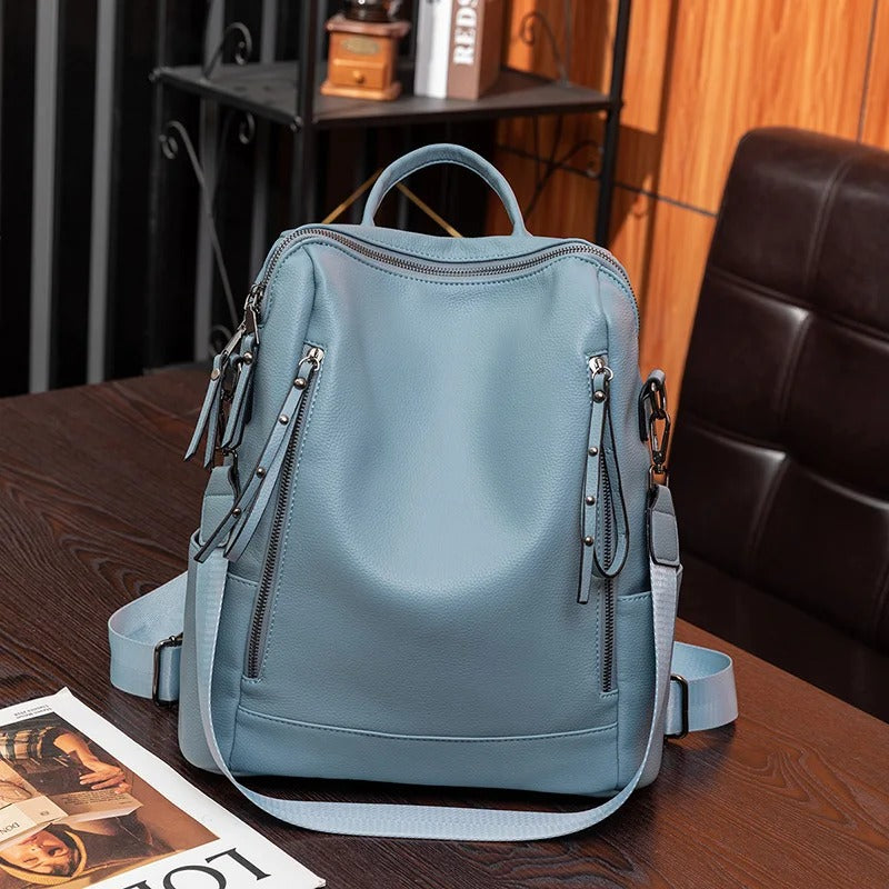 Lottie Soft-Touch Everyday Backpack - Sky Blue