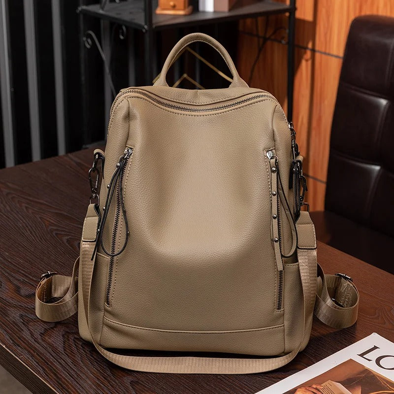 Lottie Soft-Touch Everyday Backpack - Beige