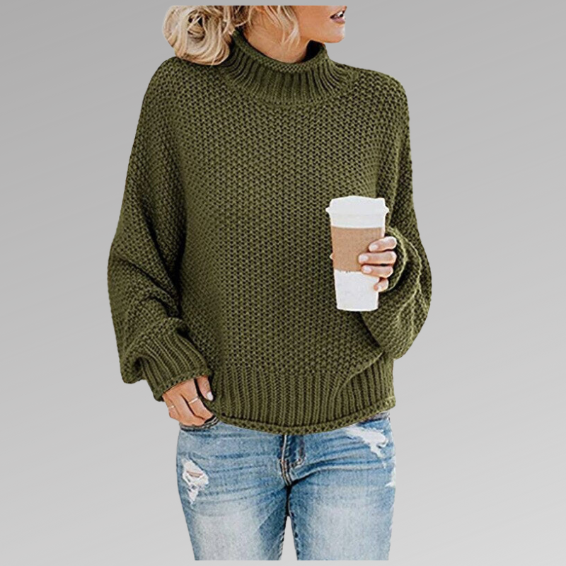 Clementine Cosy Classic Cardigan - Green