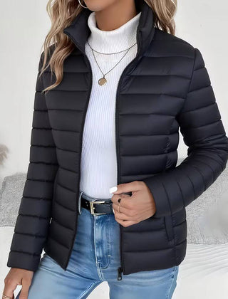 Hattie Lightweight Quilted Jacket - Black