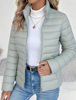 Hattie Lightweight Quilted Jacket - Green