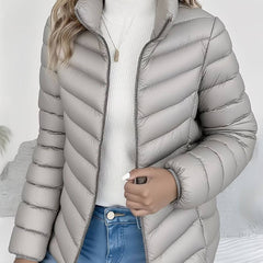 Hattie Lightweight Quilted Jacket - Grey