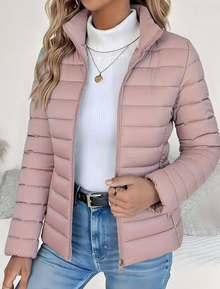 Hattie Lightweight Quilted Jacket - Pink