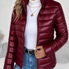 Hattie Lightweight Quilted Jacket - Red