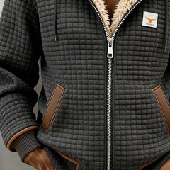 Nora | Quilted Zip-Front Jacket with Drawstring Hood